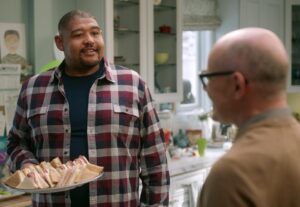 Omar Benson Miller Instagram - Serving up sandwiches & jokes tonight on @theunicorncbs and I’m almost outta sandwiches. Thanks for rocking with us! Tonight is a great conversation starter directed by @matthewacherry & written by @howardwrites  #theunicorn