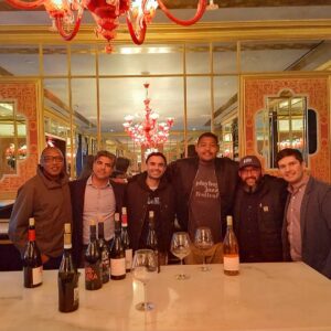 Omar Benson Miller Instagram - The #palatteers...These fellas keep reading & maturing my understanding of wine & the various ways it's produced & consumed. Thanks for the tips & sips @rajatparr @saisonsf #DowntownTony #winetasting #h4v