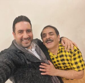 Omid Hajili Instagram - .
با آقا رشید عزیز، هنرمند، محترم و دوستداشتنی 🙏🏻💛😍
.
.
.
#امیدحاجیلی #امید_حاجیلی #حاجیلیتو #omidhajili #hajilitto