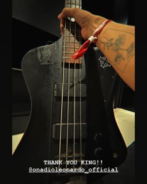 Onadio Leonardo Instagram - Bass thunderbird yang mengikuti perjalanan karir gw dari awal sampe sekarang . Goodbye 👋