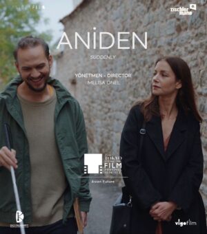 Öner Erkan Instagram - …Filmimiz “ANİDEN” , 35. Uluslararası Tokyo Film Festivalinde “Asian Future” bölümünde yarışıyor...bu güzel ekiple çalıştığım için çok mutluyum. buraya ismini  yazamadığım tüm arkadaşlarıma da sevgiler…. 
 YÖNETMEN ​​​:Melisa Önel
SENARYO​:​​​Feride Çiçekoğlu, Melisa Önel 
GÖRÜNTÜ YÖNETMENİ: Meryem  Yavuz SANAT YÖNETMENİ: Natali Yeres.  YAPIM: Vigo Film. 
OYUNCULAR​​​: Defne Kayalar
​​​​​Öner Erkan
​​​​​Şerif Erol
​​​​​Ayşenil Şamlıoğlu
​​​​​Dilan Çiçek Deniz
​​​​​Aysel Yıldırım
​​​​​Esra Kızıldoğan
​​​​​Mehmet Bilge Arslan ve Su Çeper