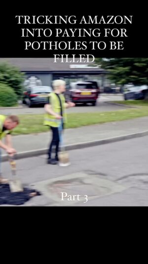 Oobah Butler Instagram - Tricking Amazon Into Paying For Potholes To Be Filled - Part 3