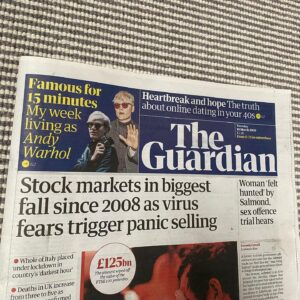 Oobah Butler Instagram - Mad. Find me on the front page of today’s @guardian. I sourced random people at bus stops & streamed them sleeping to 6k of you on my Instagram, blew away people by presenting face masks in glass boxes as art, & gave people on the street their 15 minutes of fame by hiring 30 actors & treating people them like superstars all while living as Andy Warhol for a week. My first written feature in over a year. Thanks to all the amazing volunteers (a lot follow me here) who helped me pull the latter stunt off - couldn’t have done it without you. @hausofdarkwah for bringing his amazing best. And thanks to @jaspe_roscoe for being such a great sport (check his art YT out). Will link in my story or pick it up today. Photos by @jake_photo