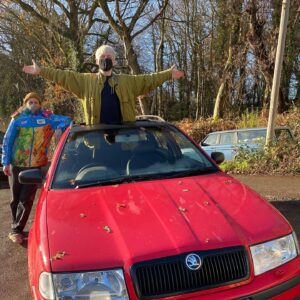 Oobah Butler Instagram - I swapped a box of worthless junk for this car. Can I drive? No. If you want to trade something for this Skoda Octavia, make me an offer. Oobah’s Stock Market is currently: Open