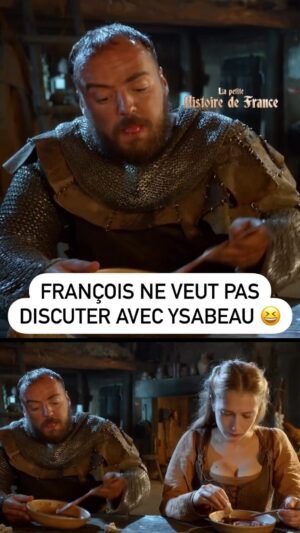 Ophélia Kolb Instagram - "Tu rentres, tu mets les pieds sous la table, tu manges et tu vas te coucher" 😐 
François ne manque pas d’honnêteté, surtout avec Ysabeau 😅 
 
#LPHDF, tous les samedis dès 21:10