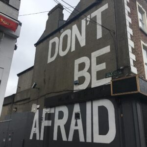 Orla Brady Instagram - On a wall in Dublin...gotta be a message fir all Badlanders for mid-season finale x