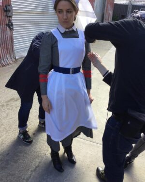 Orla Brady Instagram - Just before the cameras roll, while costume department makes final adjustments…
"Get ready for a tense ride because writers/directors Christine Molloy and Joe Lawlor’s Rose Plays Julie never relinquishes its sense of brooding until the very last frame’s welcome exhale of relief….Skelly and Brady deliver unforgettable performances.” - The Film Stage 🇺🇸🇮🇪 
#RosePlaysJulie is released this week On Demand & in Virtual Cinema #Amazon #AppleTV #iTunes