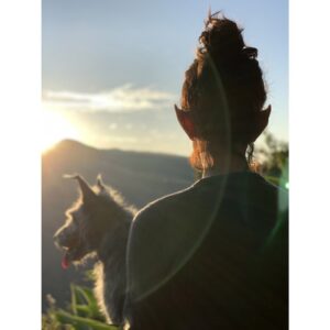 Orla Brady Instagram - A Romulan and her Earth Hound wait with bated breath (well, slightly drooly panting in the case of Earth Hound) for this Thursday when Season 2 begins. Just a few days now…🖖🏻March 3rd @StarTrek @startrekonplus @PrimeVideoUK #StarTrekPicard