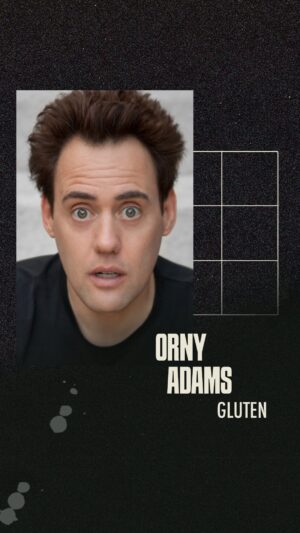 Orny Adams Instagram - Gluten.
 
VERY limited tickets are still available for @OrnyAdams at the @ImprovChicago this weekend, January 25-27!
 
#jokes #comedy #standup #improvcomedyclubs #comedyclub #ornyadams #gluten #chicago