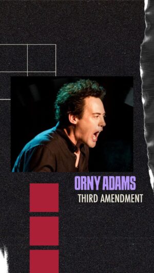 Orny Adams Instagram - The Third Amendment
 
@OrnyAdams returns to the @IrvineImprov this weekend, December 8-10!
 
#jokes #comedy #standup #improvsixty #ornyadam #constitution #thridamendment #irvineca