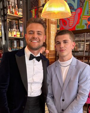 Oscar Curtis Instagram - what an amazing night on the red carpet ❤️ @thebritishsoapawards not going to lie it was so scary but an amazing experience nevertheless. So grateful for everything.
