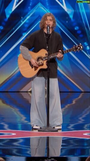 Oscar Stembridge Instagram - @oscarstembridge moves the Judges with his original song “What If.” 🎶 watch #AGT tuesdays on @nbc and streaming on @peacock.