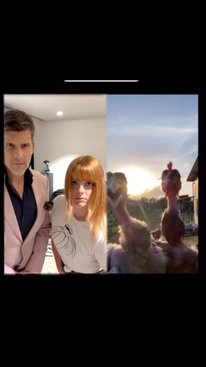 Osher Günsberg Instagram - An absolute thrill to have @smacmccreanor be our guest reporter on NTNNNNN last night. So funny. So delightful. After the gig I was reluctant to ask if we could do the chicken dance together yet she kindly obliged. Total boss. Enormous fun.
What a joy. See her exhibit at @ngvmelbourne and see NTNNNNN tonight 9:30p. We must close Sunday!