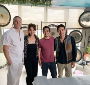 Osric Chau Instagram - It’s been such a joy to create with people you love ❤️
Very fortunate to have this group together. Look out for our feature film ‘Jonah’ soon!
Big shoutout to @zendenmeditation for being so gracious with us. Check them out for all your spiritual needs 🔥