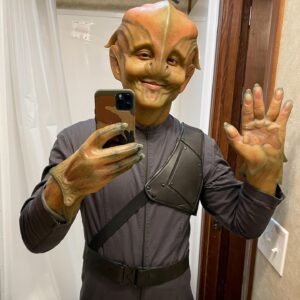 Osric Chau Instagram - Definitely one of the coolest filming experiences I’ve had. You can catch Oros on Startrek Discovery.
#startrekdiscovery 
#livelongandprosper