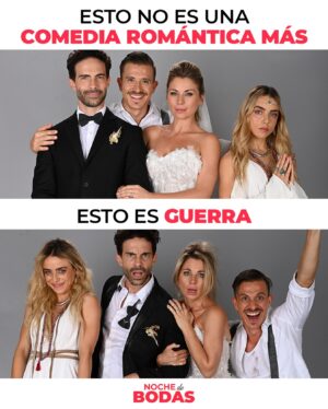 Osvaldo Benavides Instagram - Esta no será una boda de telenovela, sino todo lo contrario 💍🥴

#NocheDeBodas, 7 de marzo, sólo en cines. 

#Videocine #CineMexicano #TitaYNandito #Comedia #ExNovios #Ex