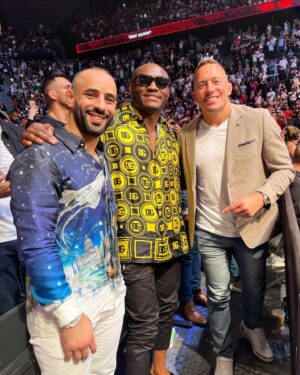 Ottman Azaitar Instagram - Great Evening with GOATs at UFC Paris 💪🏽💥