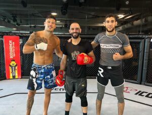 Ottman Azaitar Instagram - Almost time ! It was a great time with all the brothers and friends who helped me for the Fight ! I wanna thank you all for everything 🙏🏽 #MayAllahGiveUsTheVictory ❤️🇲🇦❤️