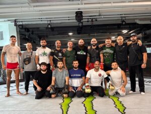 Ottman Azaitar Instagram - Almost time ! It was a great time with all the brothers and friends who helped me for the Fight ! I wanna thank you all for everything 🙏🏽 #MayAllahGiveUsTheVictory ❤️🇲🇦❤️