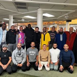 Ottman Azaitar Instagram - Almost time ! It was a great time with all the brothers and friends who helped me for the Fight ! I wanna thank you all for everything 🙏🏽 #MayAllahGiveUsTheVictory ❤️🇲🇦❤️