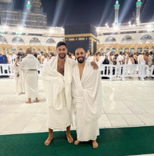 Ottman Azaitar Instagram - 🕋Umrah done ✅ Wishing all of you all the best from the best place of the world ❤️ May Allah protect and bless you 🙏🏽 الحمد_لله