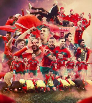 Ottman Azaitar Instagram - I wish our Lions the best ! Today is our day , and webelieve in all of you ! The first few matches the whole nation 🇲🇦 was standing with you , Today the WHOLE WOLRD 🌍 is standing with us . May Allah grant us the victory !