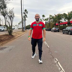 Ottman Azaitar Instagram - Football is played by 11 players, but for us, a whole Nation is on the field 🇲🇦💪🏽🦁 .
This Moroccan streets breath football , this Moroccan streets gave birth to a population that fights with heart until the end ! UNITED WE RISE MOROCCO 🇲🇦 . MOROCCANS AND ALL THE WORLD THAT IS SUPPORTING US , IS OUR TIME