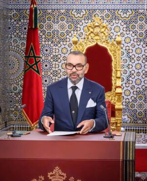 Ottman Azaitar Instagram - ‎بمناسبة عيد العرش المجيد ،أتقدم لأمير
المؤمين صاحب الجلالة الملك محمد السادس نصره الله وأيده بأحر التهاني له و لسائر الأسرة العلوية الشريفة، راجيا من الله أن يسدد خطاكم و يوفقكم لما فيه الخير لهدا البلد و أن يديم عليكم الصحة و العافية و أن يحفظكم من كل سوء وأن يُقر عينيه بولي عهده مولاي الحسن وجميع أسرته الملكية الشريفة إنه سميع مجيب الدعاء ..الله ينصر سيدنا

A glorious Throne Day full of blessings  for our dear King Mohamed VI and our beloved country 🇲🇦❤💚❤