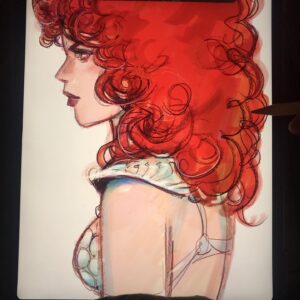 Otto Schmidt Instagram - Red. #redsonja #ipad #ipadnotes