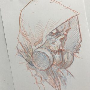 Otto Schmidt Instagram - Scarecrow, from arkham knight sketch. #scarecrow #sketch #mfcc