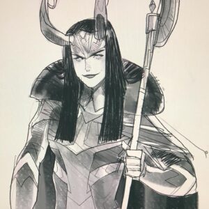 Otto Schmidt Instagram - Another one Loki. #loki #katiemcgrath #marvel #procreate