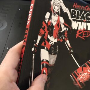 Otto Schmidt Instagram - The book about a girl with hammer. Thank you @dccomics 🥂✨ #harleyquinn #blackwhitered #dccomics