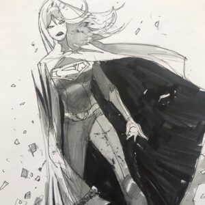 Otto Schmidt Instagram - Warm-up sketching.. #pencildrawing #copicmarkers #girlpower