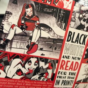 Otto Schmidt Instagram - The book about a girl with hammer. Thank you @dccomics 🥂✨ #harleyquinn #blackwhitered #dccomics