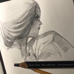 Otto Schmidt Instagram - In the shadow #sketch #pencildrawing
