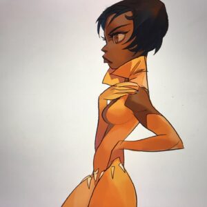 Otto Schmidt Instagram - Vixen, sketch #vixen #dccomics
