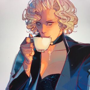 Otto Schmidt Instagram - Coffee break. #blackcanary #dinahlance #dccomics