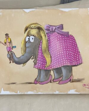 Otto Waalkes Instagram - Barbiefant?
