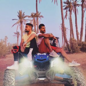 Oussama El Mestari Instagram - J’ai des goûts de lux la preuve j’ai un amis en or, une amitié hors du commun mon jum 😘😘 @toto_anges_off