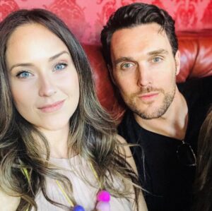Owain Yeoman Instagram - In the room where it all began! Took Everbelle to have lunch today at the restaurant where Mum and Dad met! She was more interested in her coloring book! @gigiyeoman still and always my forever love. Love u Lady 😘 X #love #wifey #everbelleyeoman #25degreesrooseveltla #hollywood #mumanddad #babybelle #mybabies