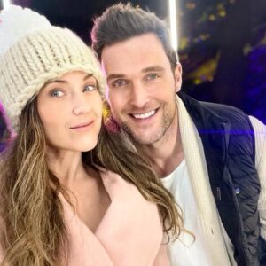 Owain Yeoman Instagram - The light of my life! Always a magical time in the @descansogardens enchanted forest. #wife #newyear #lights #allofthelights #enchanted #enchantedforest #nature #spouse #yeoman #hubby #fun #adventure #myfavorite #outdoors #hike #magic #magical #lighting #findthelight