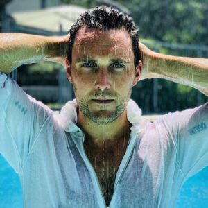 Owain Yeoman Instagram - That Feeling When you get in the pool and realize you’re still wearing your hoodie! #poolsteel #swimming #summer #hoodie #mondaymotivation #wettshirt