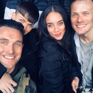 Owain Yeoman Instagram - A little SAS Red Notice bts pic drop to celebrate the launch of the movie in the UK and in anticipation of its US release tomorrow March 16th on demand, Apple TV and @redbox . An epic ride of an action thriller made with some of these lovely folks! #sasrednotice #skytv #skycinema #nowtv #redbox
