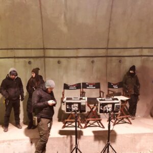 Owain Yeoman Instagram - A little SAS Red Notice bts pic drop to celebrate the launch of the movie in the UK and in anticipation of its US release tomorrow March 16th on demand, Apple TV and @redbox . An epic ride of an action thriller made with some of these lovely folks! #sasrednotice #skytv #skycinema #nowtv #redbox
