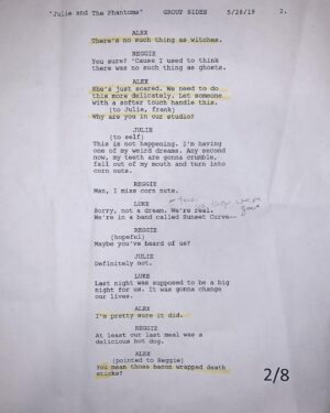 Owen Patrick Joyner Instagram - My original audition sides ❤️ I’ve never liked crowding my scripts with a lot of self direction and ideas. Makes me feel like I have to follow them instead of coming up with stuff on the spot.