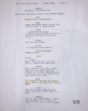 Owen Patrick Joyner Instagram - My original audition sides ❤️ I’ve never liked crowding my scripts with a lot of self direction and ideas. Makes me feel like I have to follow them instead of coming up with stuff on the spot.