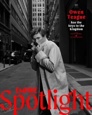 Owen Teague Instagram - As lead ape Noa in Kingdom Of The Planet Of The Apes, Owen Teague is primed for stardom. 🔥
 
He hits the latest @empiremagazine Spotlight cover – talking performance capture, animation ambitions, Stephen King and more.
 
Read the full interview now at empireonline.com. 
 
Photography: @salacuse
Styling: @nicoamarca
Styling assistant: Joanna Fu
Grooming: Bruce Wayne
Photography Director: @joannamoran
Creative Director: @neonmessiah 
Interview: @hayleycampbelly

#owenteague #empirespotlight #kingdomoftheplanetoftheapes #planetoftheapes #wesball #apesmovies #performancecapture #weta #empiremagazine #matthewsalacuse
