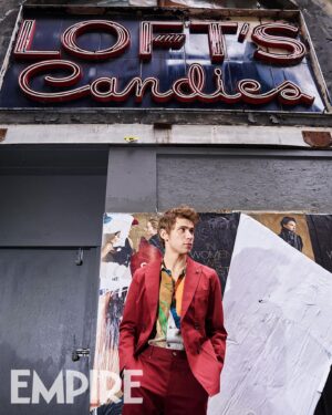 Owen Teague Instagram - As lead ape Noa in Kingdom Of The Planet Of The Apes, Owen Teague is primed for stardom. 🔥
 
He hits the latest @empiremagazine Spotlight cover – talking performance capture, animation ambitions, Stephen King and more.
 
Read the full interview now at empireonline.com. 
 
Photography: @salacuse
Styling: @nicoamarca
Styling assistant: Joanna Fu
Grooming: Bruce Wayne
Photography Director: @joannamoran
Creative Director: @neonmessiah 
Interview: @hayleycampbelly

#owenteague #empirespotlight #kingdomoftheplanetoftheapes #planetoftheapes #wesball #apesmovies #performancecapture #weta #empiremagazine #matthewsalacuse