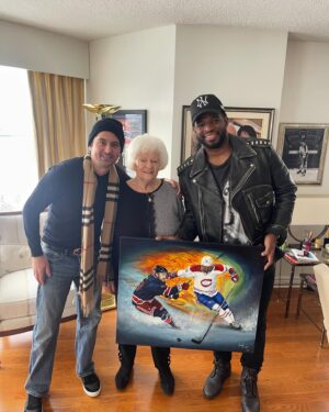 P.K. Subban Instagram - When i think of the stanley cup…i think of Jean Béliveau 

His 17 Stanley Cups wins — 10 as a player and 7 as a team executive — is an unequalled NHL record. A member of the Hockey Hall of Fame and Canada’s Walk of Fame, Béliveau was made a Companion of the Order of Canada and a Grand Officer of the Ordre national du Québec.

Merci Elise & Thank you Jean Béliveau for being a champion on and off ice! 🔵⚪️🔴

In less than 2 weeks the stanley cup will have a new home…

Stanley Cup finals start TONIGHT at 8pm est on @abc