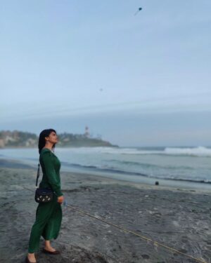 Paavana Gowda Instagram - Coastal escape! 
.
.
.
.
.
#paavana #actresspaavana hu